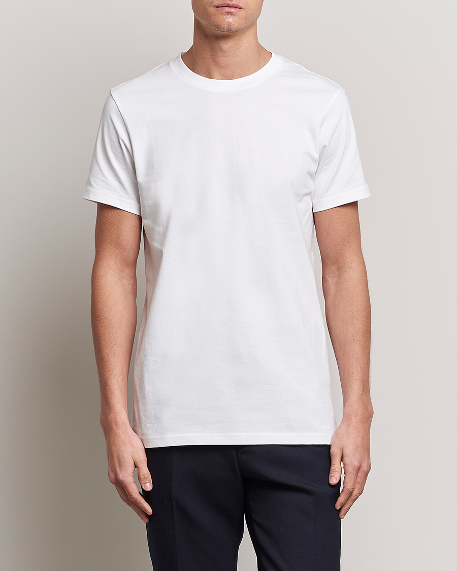Hombres | Camisetas blancas | Bread & Boxers | Crew Neck Regular T-Shirt White