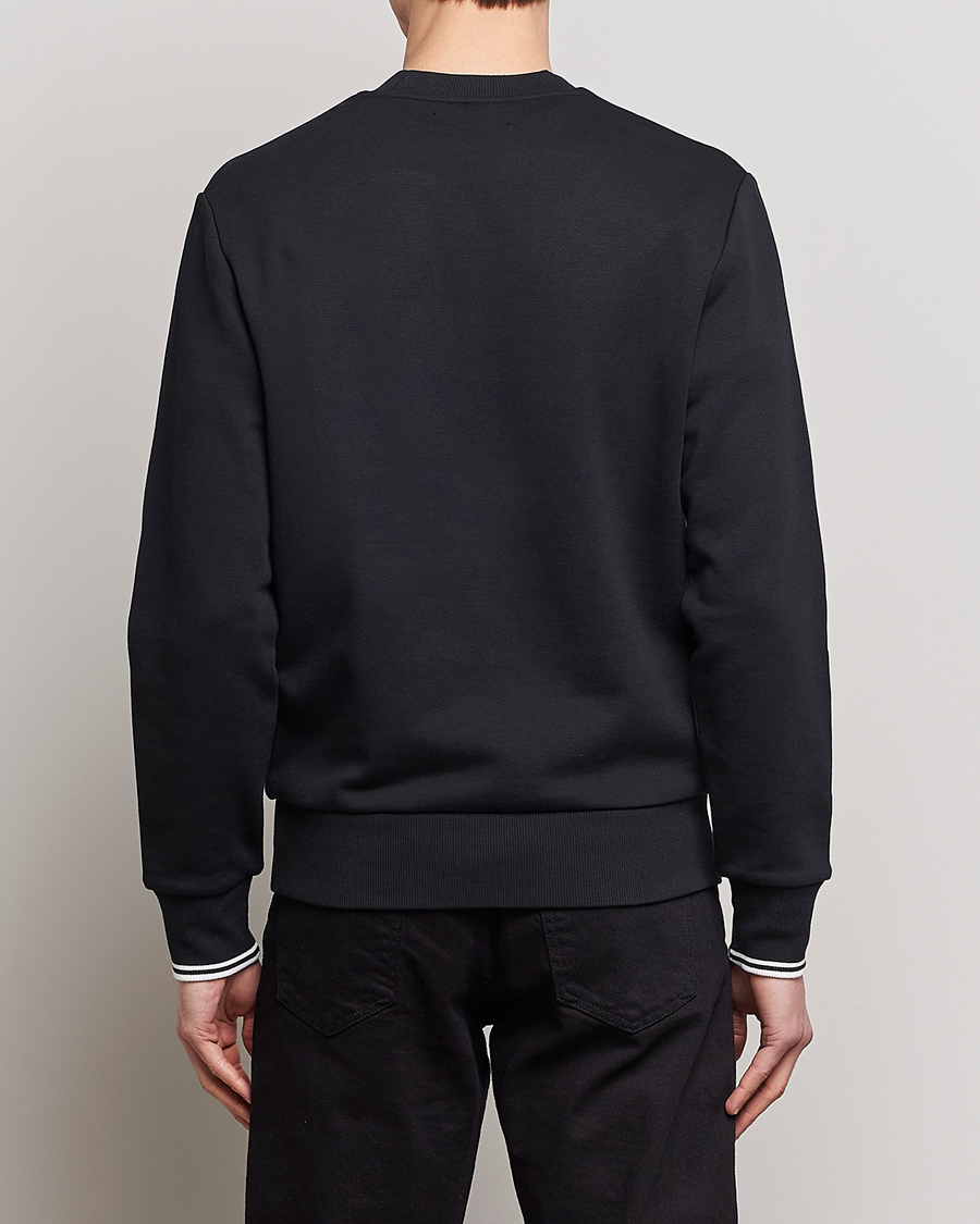 Hombres | Jerséis y prendas de punto | Fred Perry | Crew Neck Sweatshirt Black