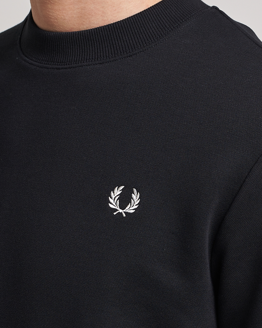 Hombres | Jerséis y prendas de punto | Fred Perry | Crew Neck Sweatshirt Black