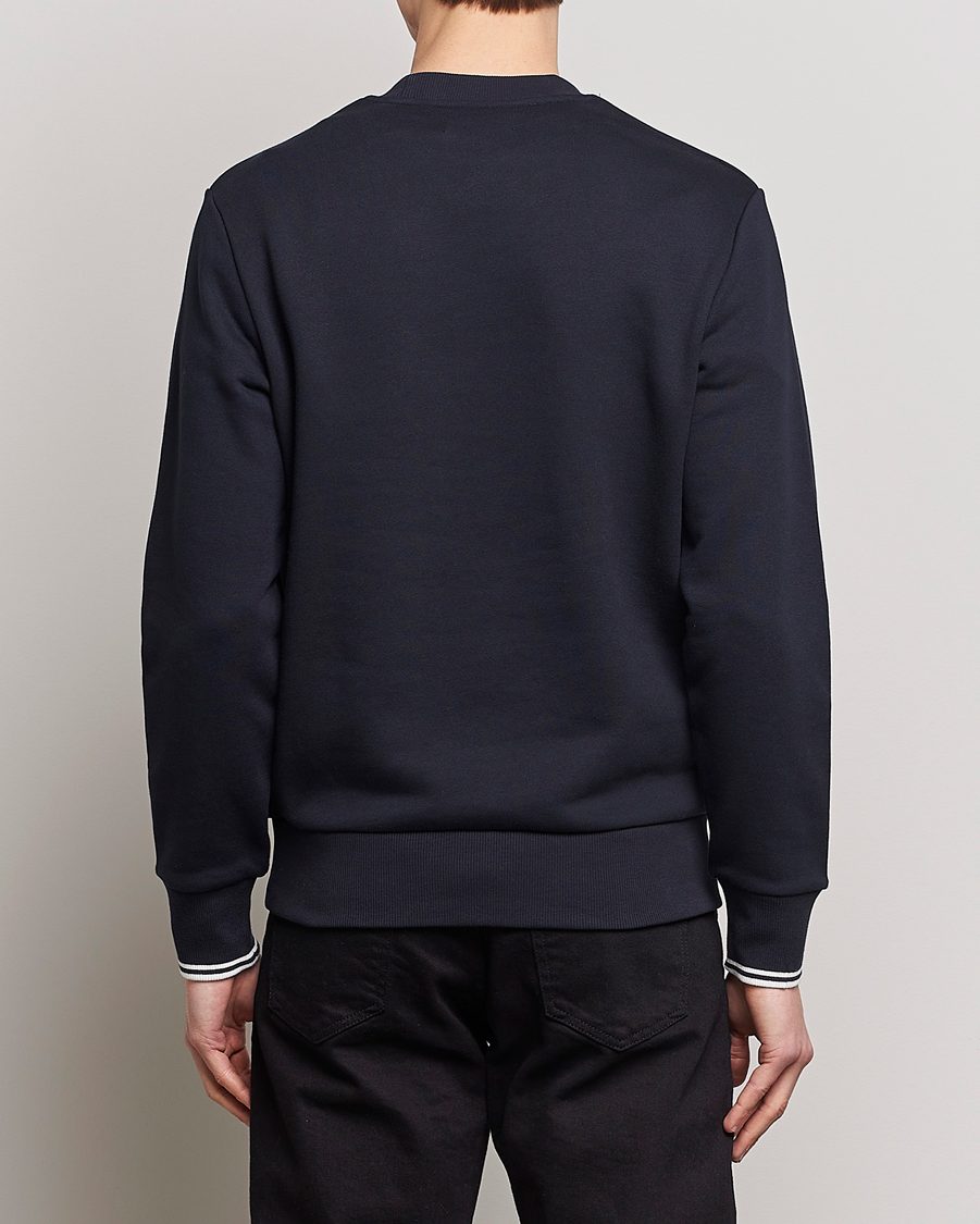 Hombres | Jerséis y prendas de punto | Fred Perry | Crew Neck Sweatshirt Navy