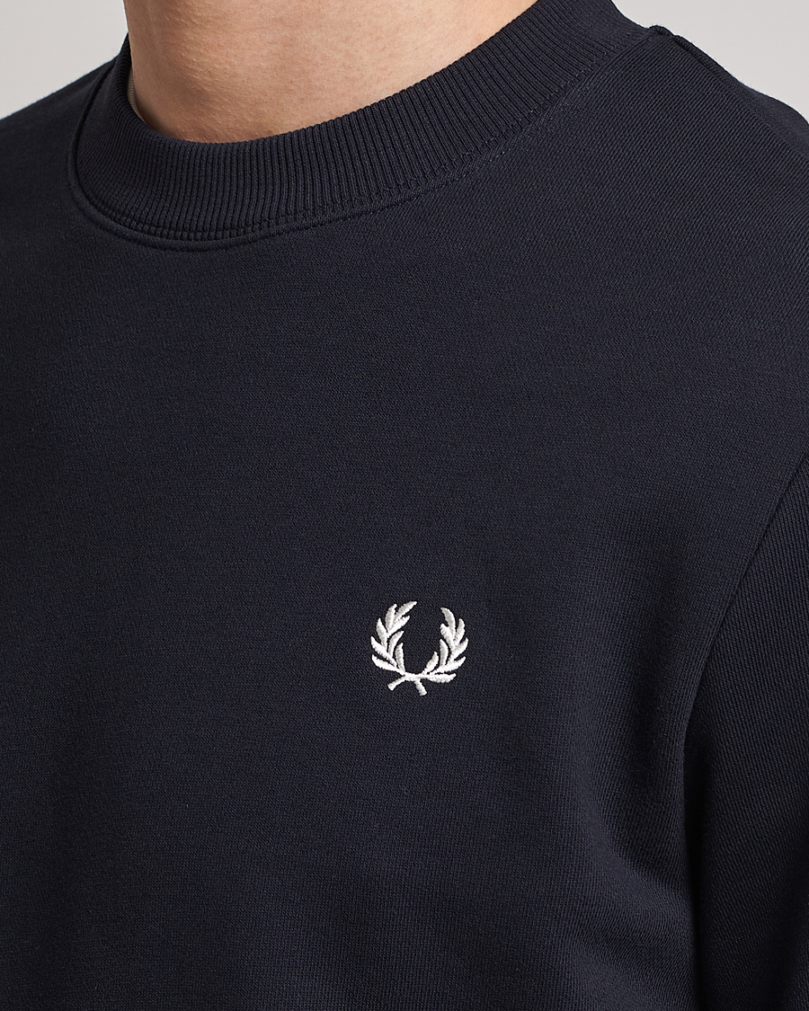 Hombres | Jerséis y prendas de punto | Fred Perry | Crew Neck Sweatshirt Navy