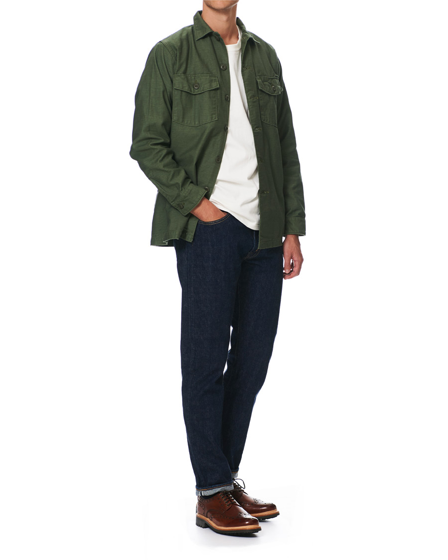 Hombres | Vaqueros | orSlow | Tapered Fit 107 Selvedge Jeans One Wash
