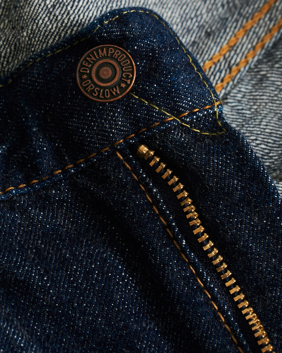 Hombres | Vaqueros | orSlow | Tapered Fit 107 Selvedge Jeans One Wash