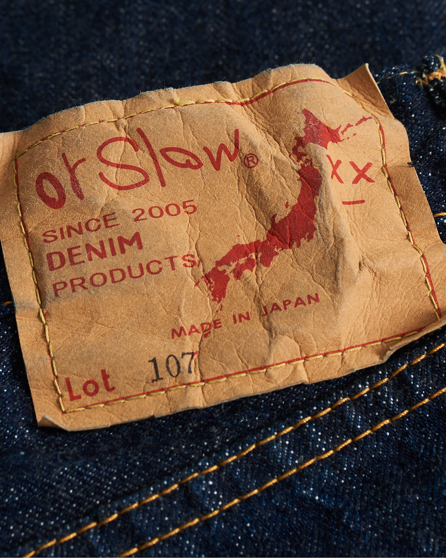 Hombres | Vaqueros | orSlow | Tapered Fit 107 Selvedge Jeans One Wash