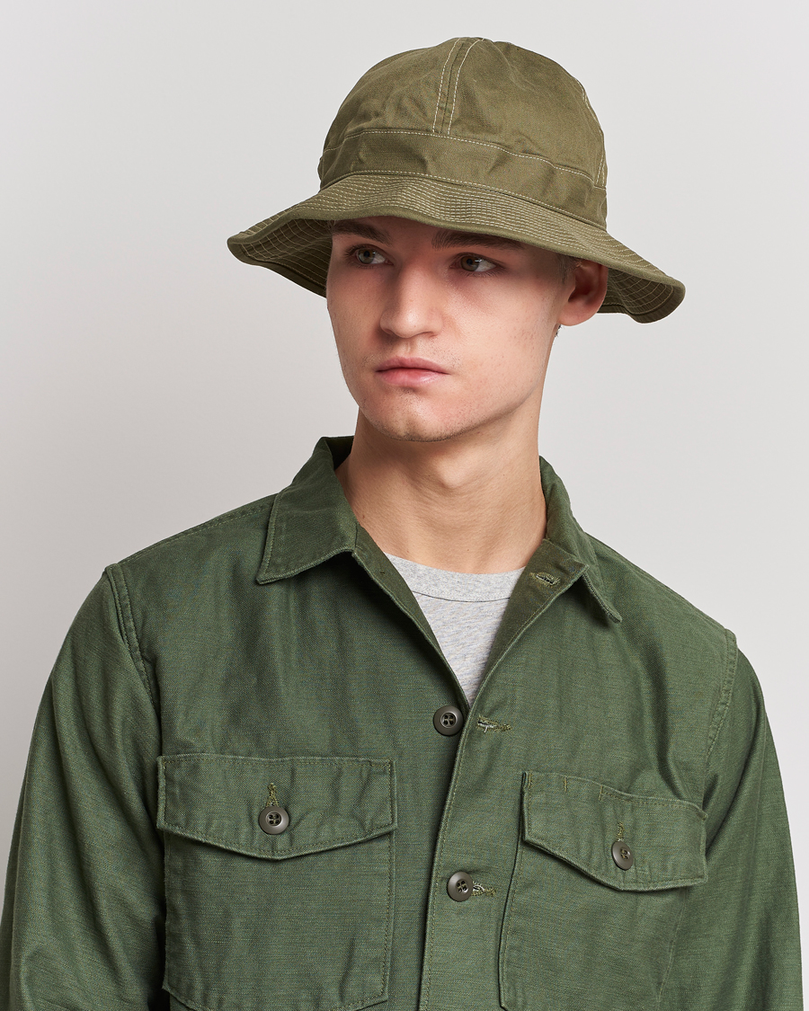 Hombres | Sombreros y gorras | orSlow | US Navy Hat Green