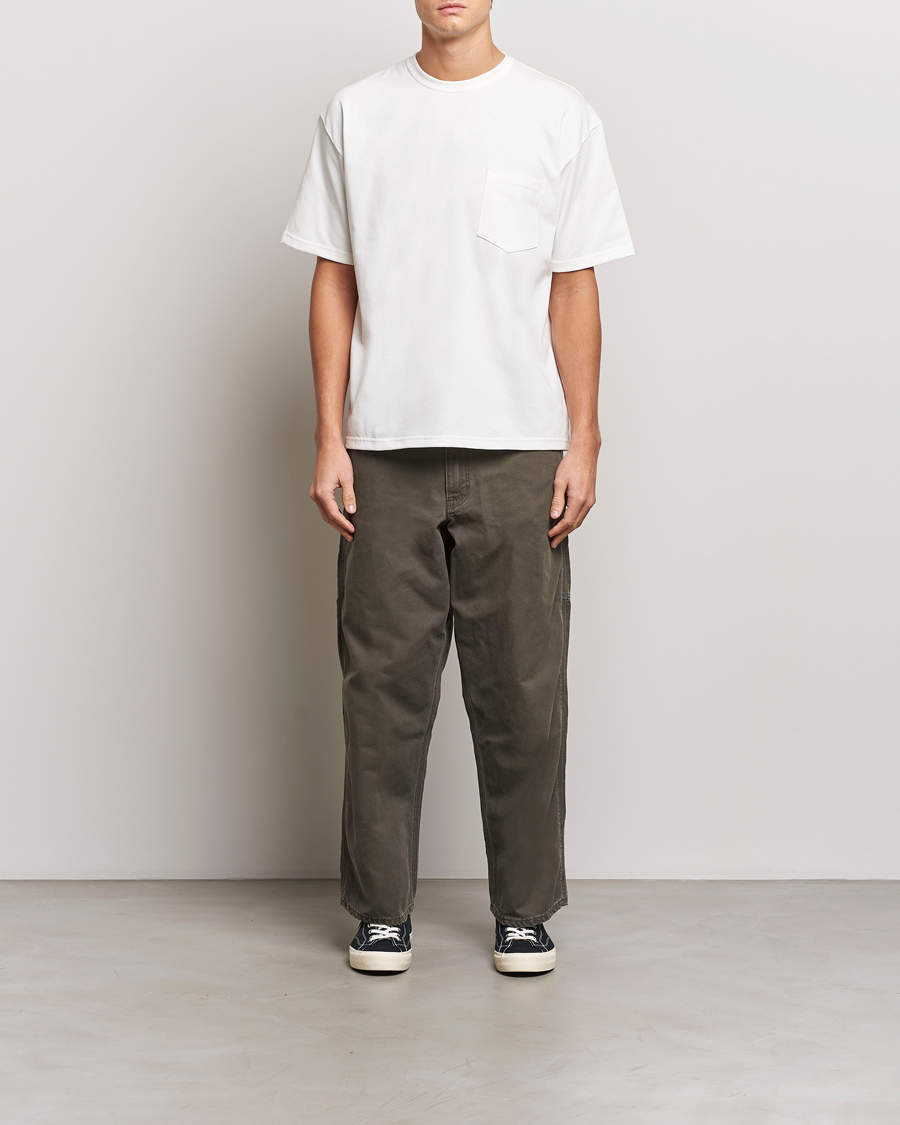 Hombres | Camisetas | orSlow | Pocket T-Shirt White
