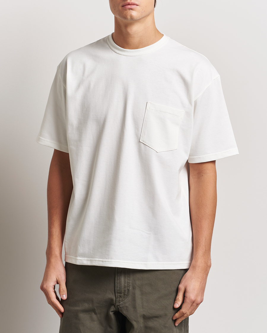 Hombres | Camisetas | orSlow | Pocket T-Shirt White