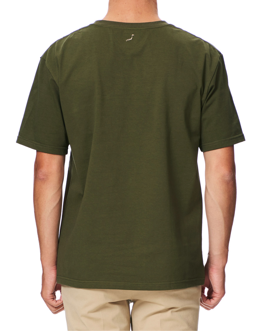 Hombres | Camisetas | orSlow | Military Pocket Tee Dark Olive