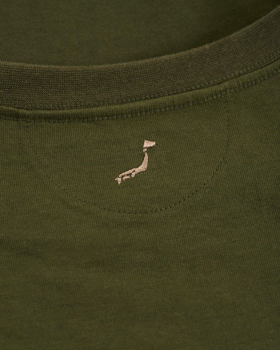 Hombres | Camisetas | orSlow | Military Pocket Tee Dark Olive