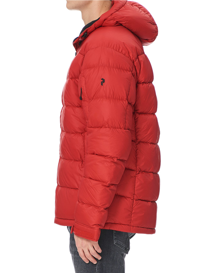 Hombres | Abrigos y chaquetas | Peak Performance | Frost Down Hooded Jacket Red