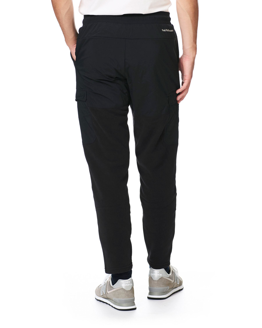Hombres | Pantalones | Peak Performance | Tech Soft Fleece Cargo Pants Black