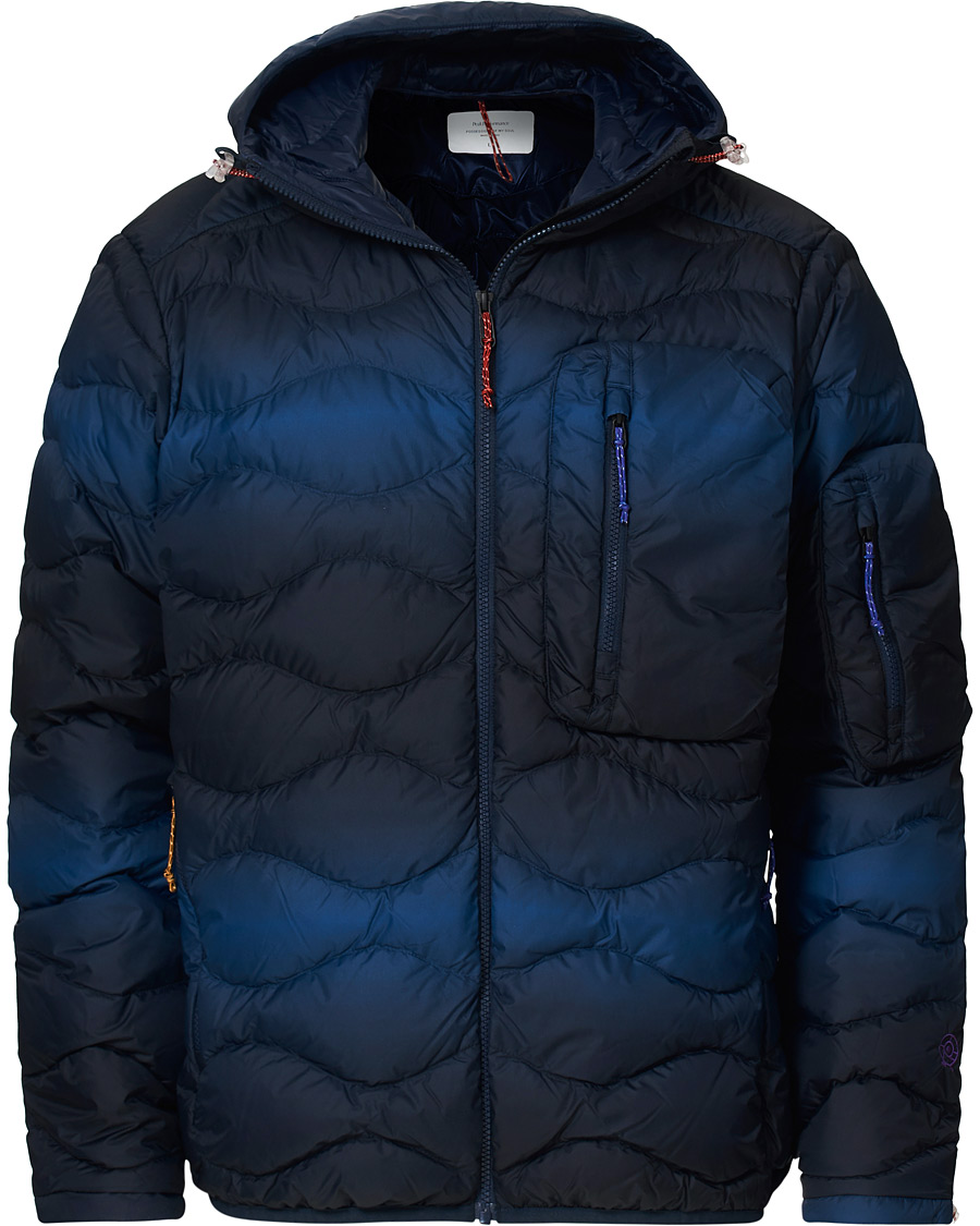 Hombres | Abrigos y chaquetas | Peak Performance | Ben Gorham Helium Hooded Jacket Blue Pattern