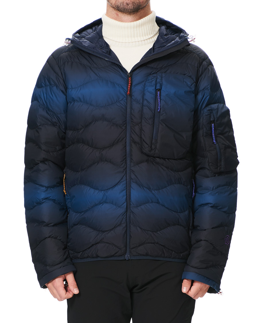 Hombres | Abrigos y chaquetas | Peak Performance | Ben Gorham Helium Hooded Jacket Blue Pattern