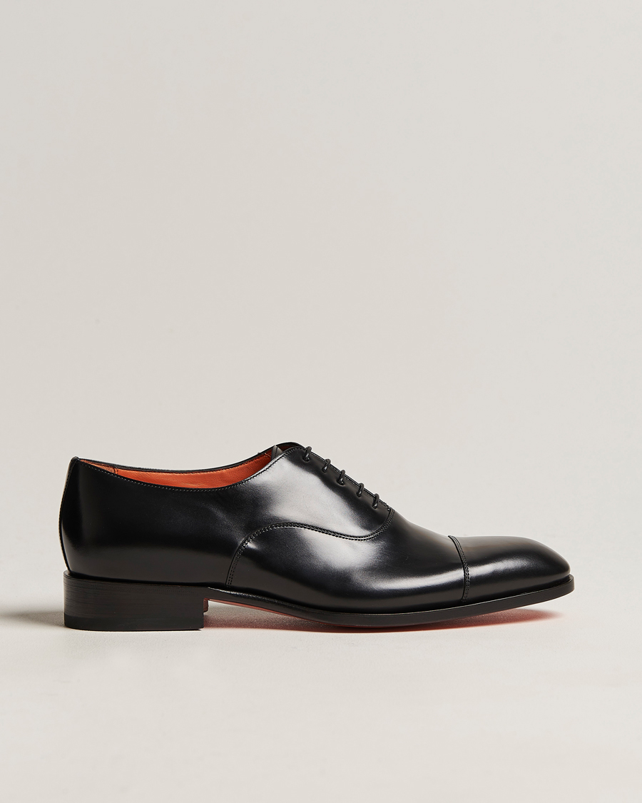 Hombres | Santoni Blake Oxford Black Calf | Santoni | Blake Oxford Black Calf