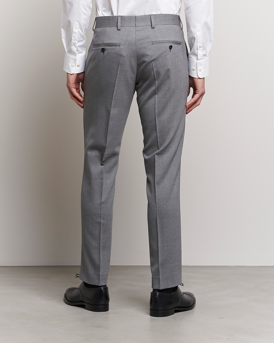 Hombres | Pantalones | Tiger of Sweden | Tordon Wool Suit Trousers Grey