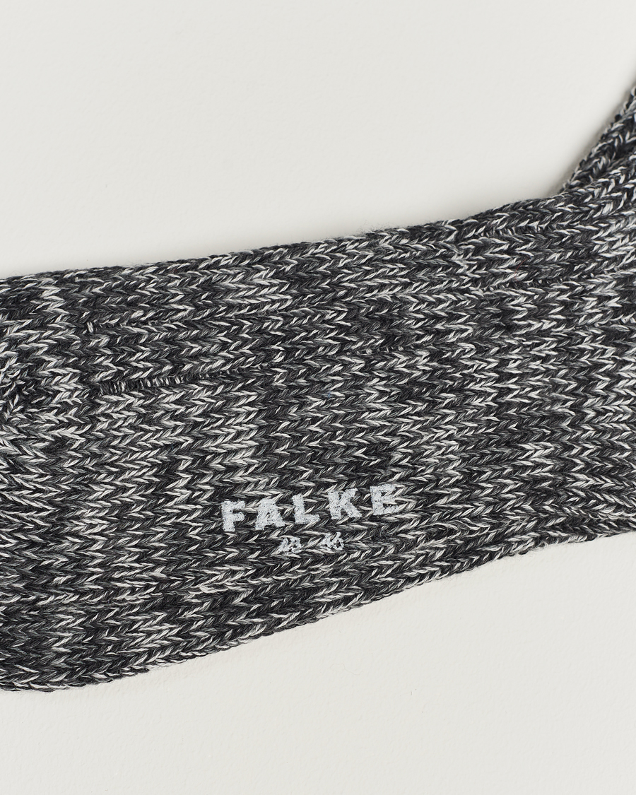 Hombres |  | Falke | Brooklyn Cotton Sock Black