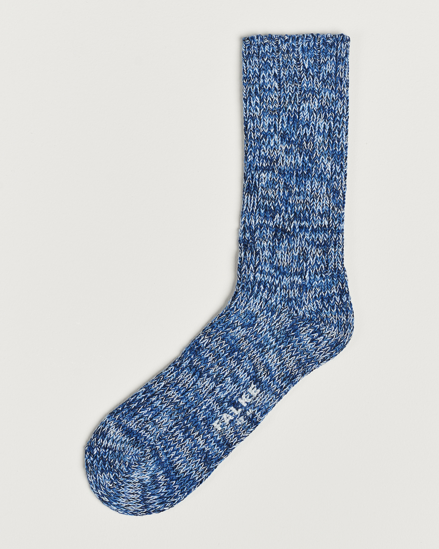 Hombres | Ropa interior y calcetines | Falke | Brooklyn Cotton Sock Blue