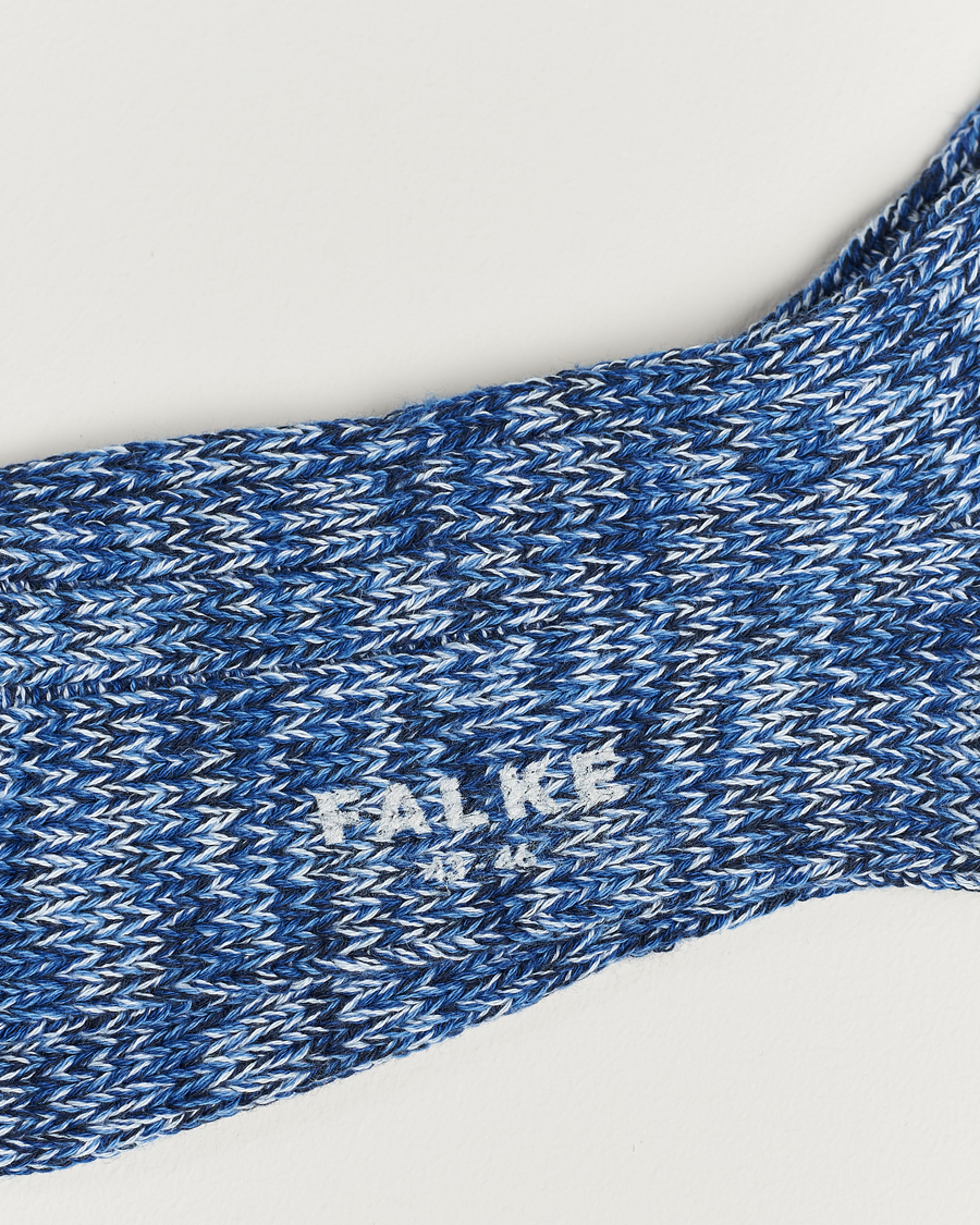 Hombres | Ropa interior y calcetines | Falke | Brooklyn Cotton Sock Blue