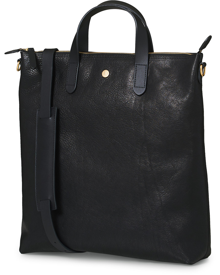 Hombres | Mismo M/S Leather Shopper Bag Black | Mismo | M/S Leather Shopper Bag Black
