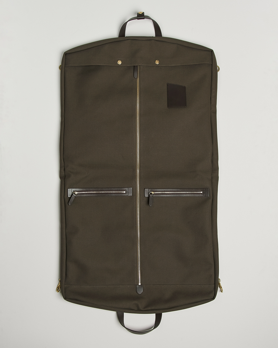 Hombres | Mismo M/S Suit Carrier Army/Dark Brown | Mismo | M/S Suit Carrier Army/Dark Brown