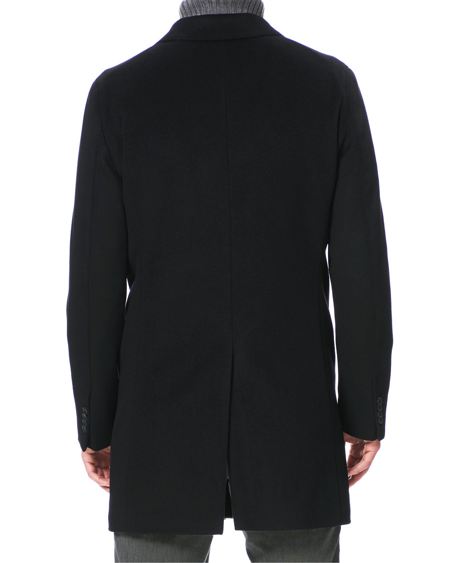 Hombres | Abrigos y chaquetas | Oscar Jacobson | Storvik Wool/Cashmere Coat Black