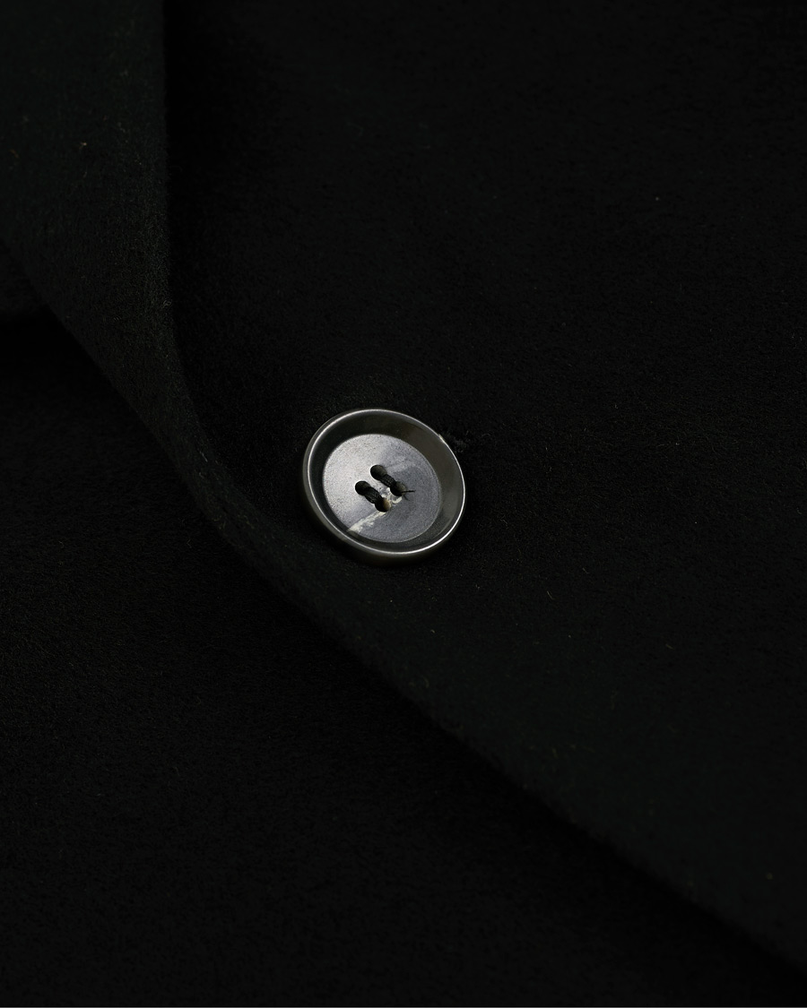 Hombres | Abrigos y chaquetas | Oscar Jacobson | Storvik Wool/Cashmere Coat Black
