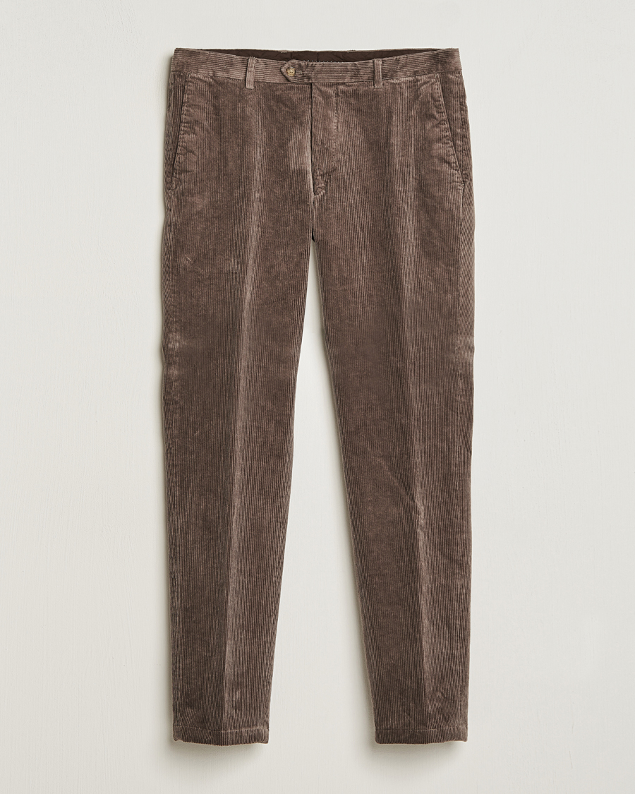 Hombres | Pantalones | Oscar Jacobson | Denz Corduroy Trousers Nutmeg