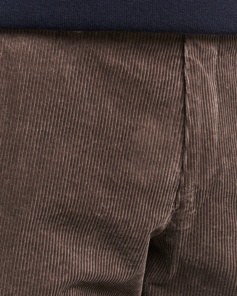 Hombres | Pantalones | Oscar Jacobson | Denz Corduroy Trousers Nutmeg