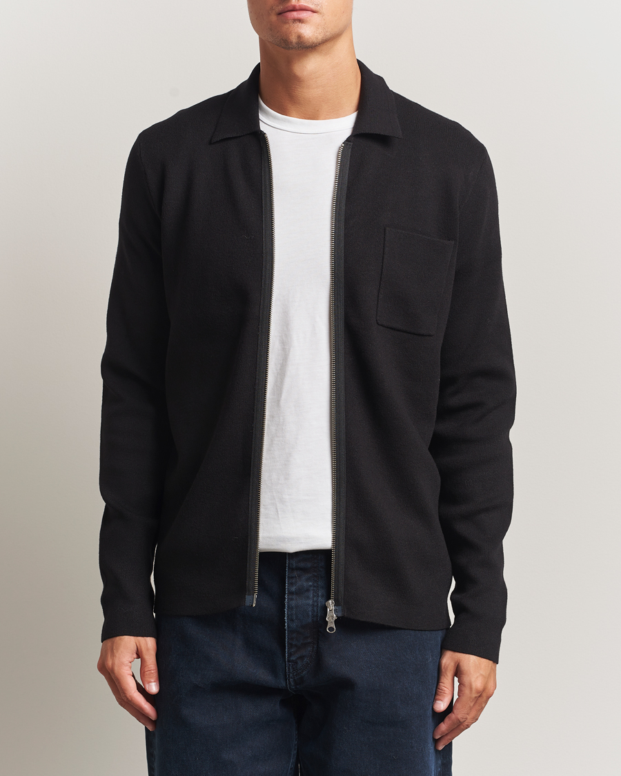 Hombres | Jerséis y prendas de punto | Samsøe Samsøe | Guna Full Zip Black
