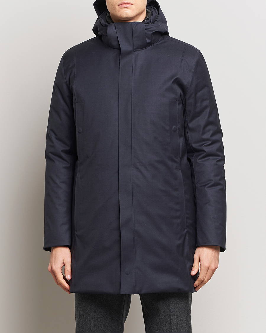 Hombres | Abrigos y chaquetas | UBR | Redox Parka Savile X Dark Navy Wool