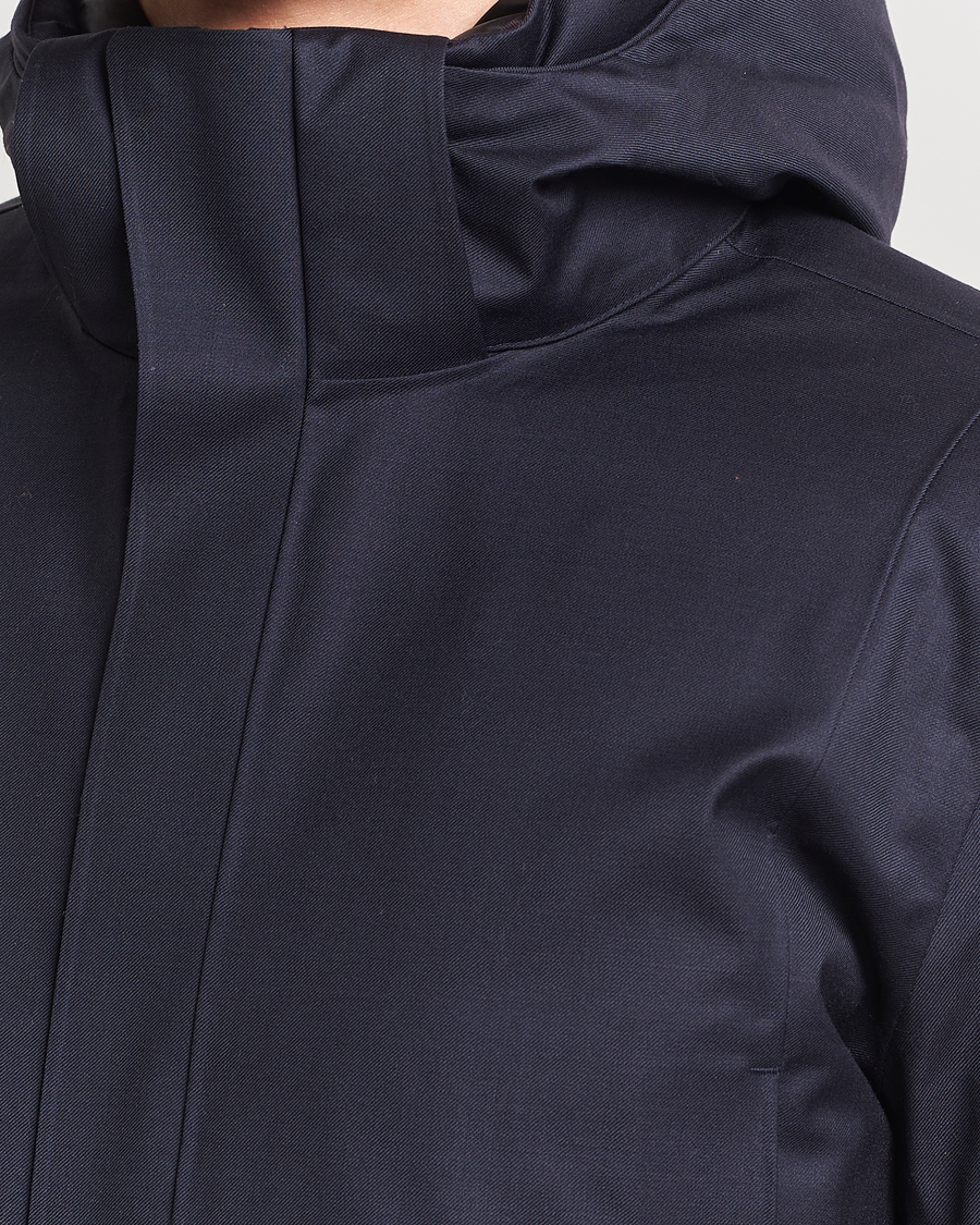 Hombres | Abrigos y chaquetas | UBR | Redox Parka Savile X Dark Navy Wool