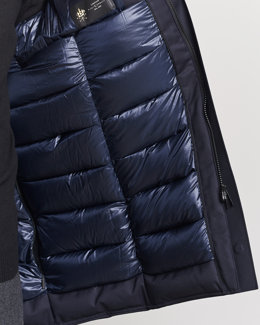 Hombres | Abrigos y chaquetas | UBR | Redox Parka Savile X Dark Navy Wool