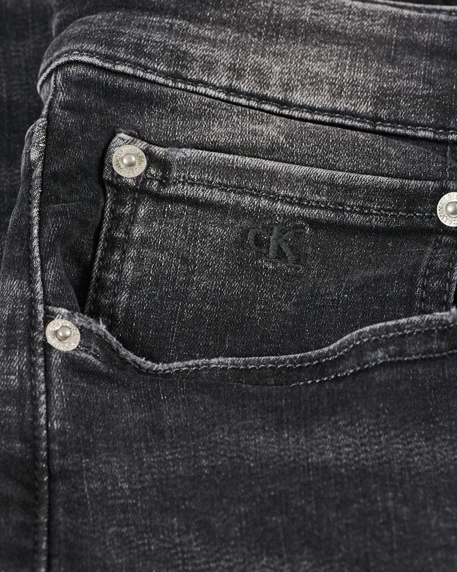 Hombres | Vaqueros | Calvin Klein Jeans | Slim Tapered Stretch Jeans Dark Grey