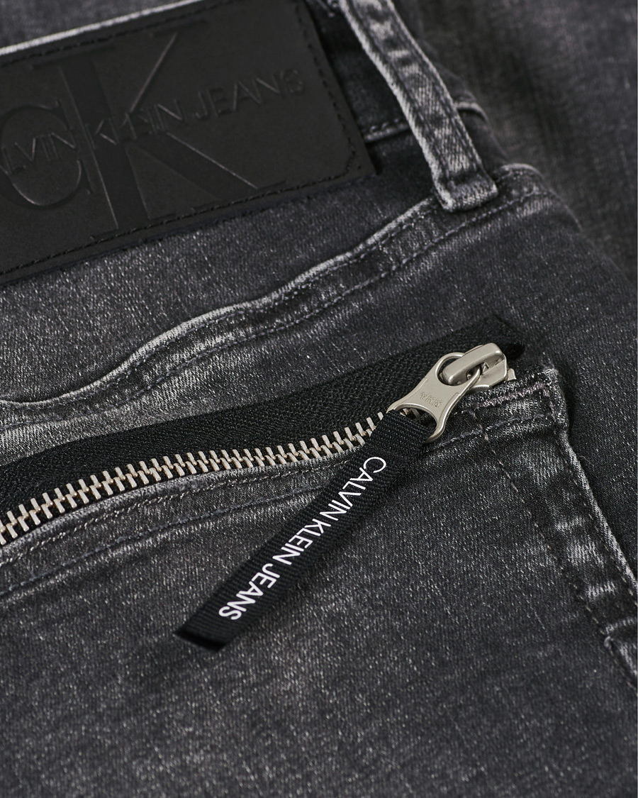 Hombres | Vaqueros | Calvin Klein Jeans | Slim Tapered Stretch Jeans Dark Grey