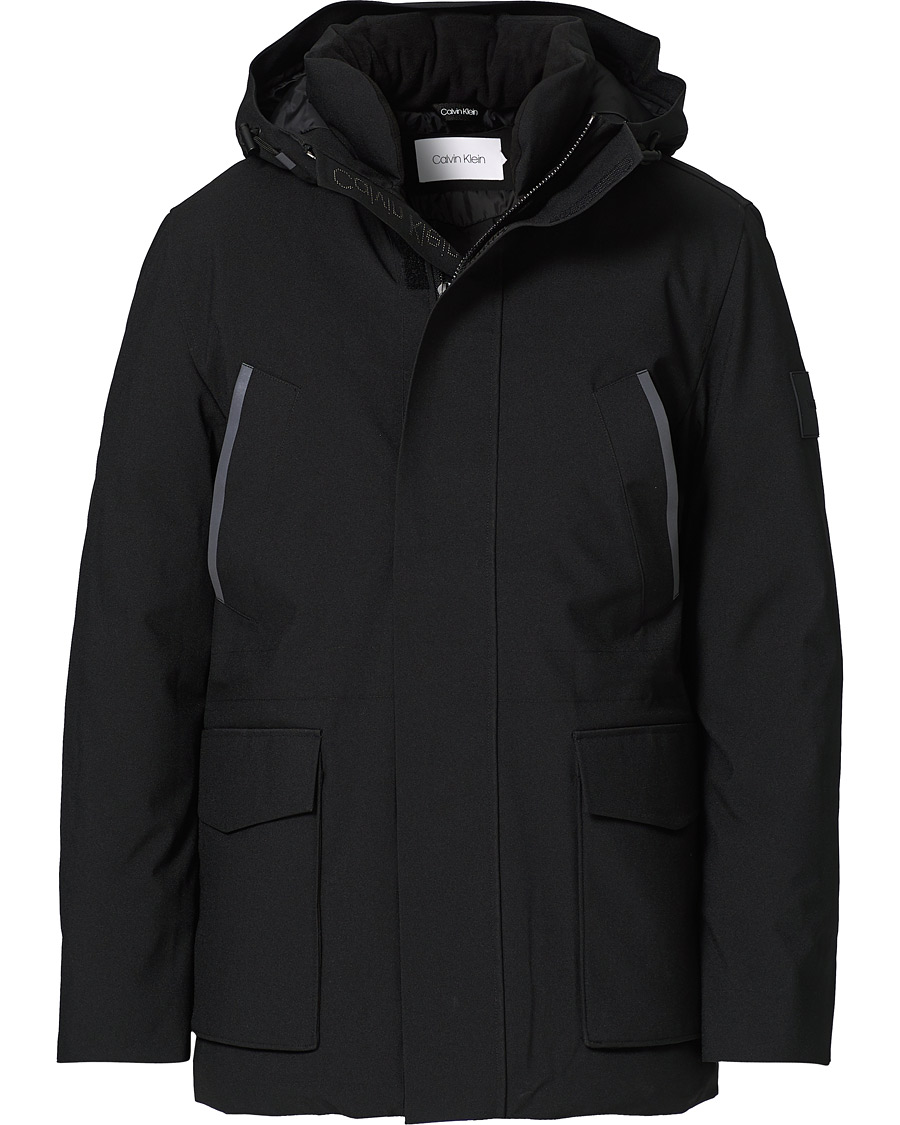 Hombres | Abrigos y chaquetas | Calvin Klein | Premium Canvas Technical Parka Black