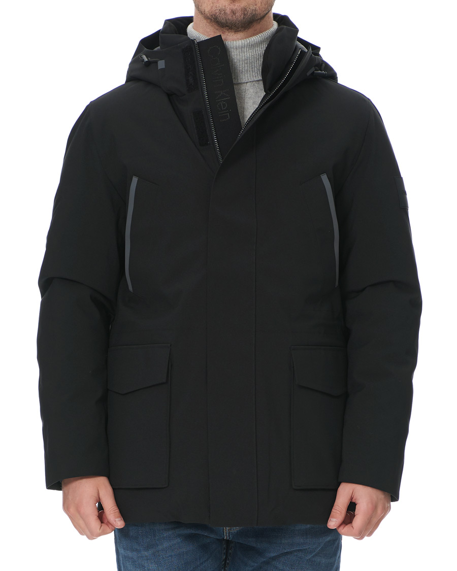 Hombres | Abrigos y chaquetas | Calvin Klein | Premium Canvas Technical Parka Black