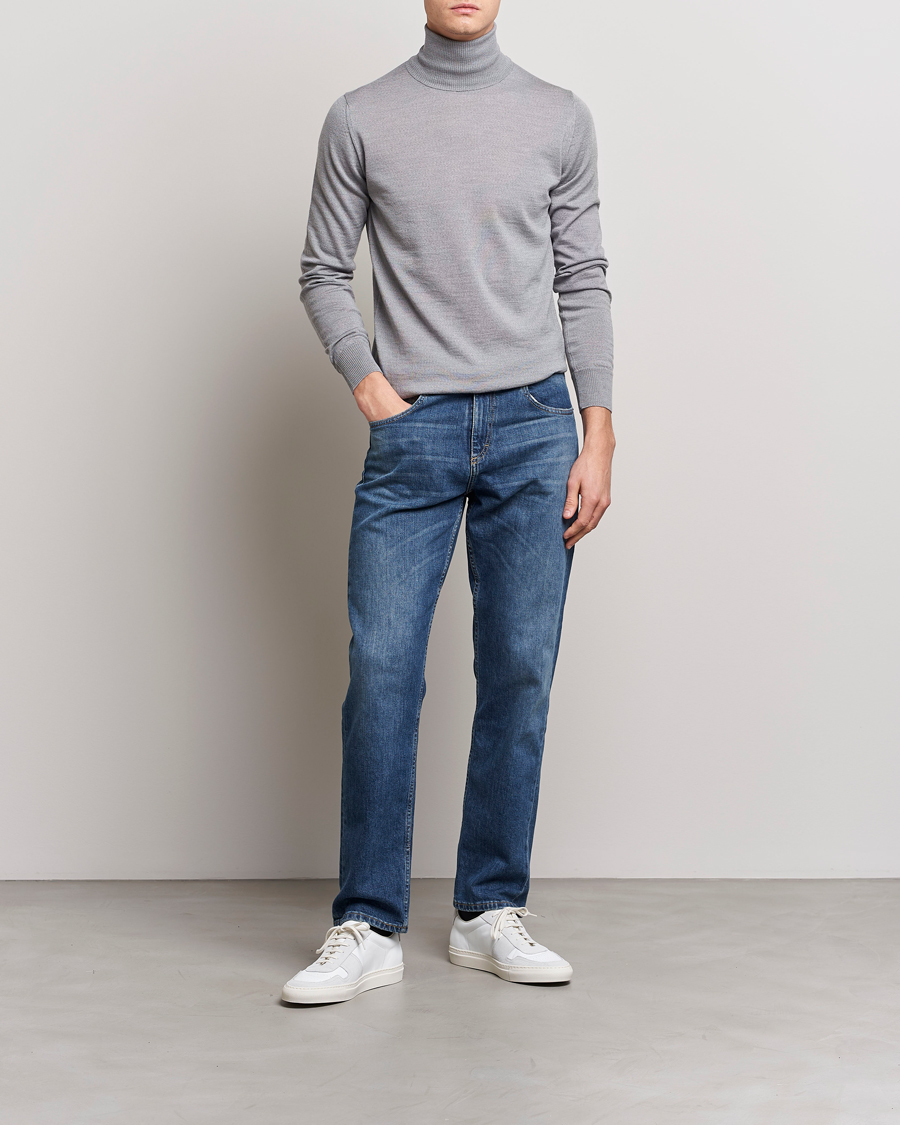 Hombres | Jerséis y prendas de punto | Emporio Armani | Knitted Merio Polo Grey