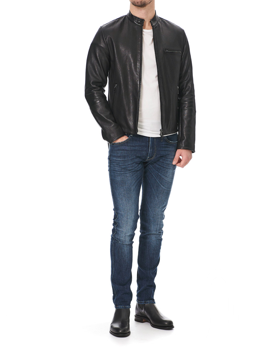 Hombres | Abrigos y chaquetas | Emporio Armani | Leather Jacket Black