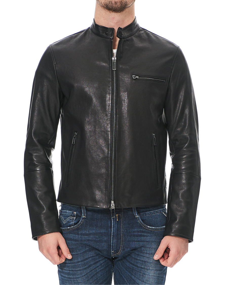Hombres | Abrigos y chaquetas | Emporio Armani | Leather Jacket Black