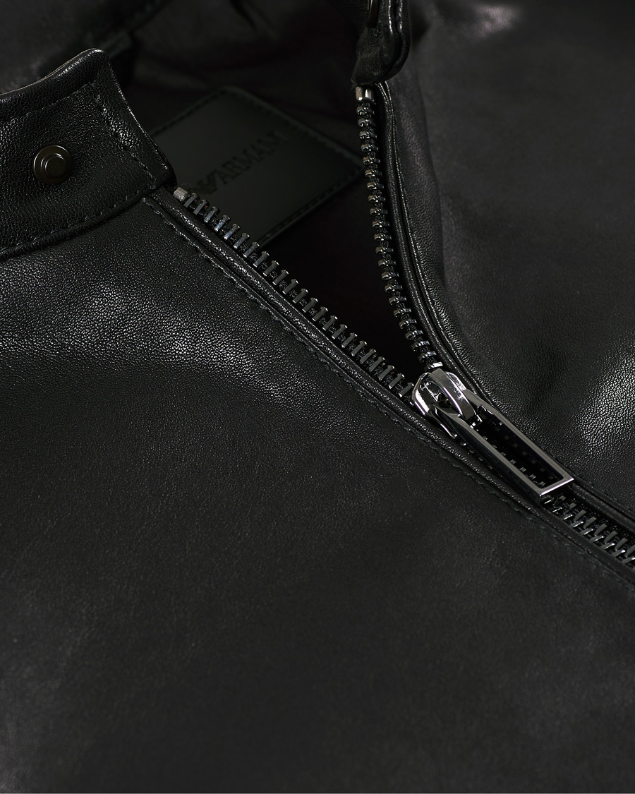 Hombres | Abrigos y chaquetas | Emporio Armani | Leather Jacket Black