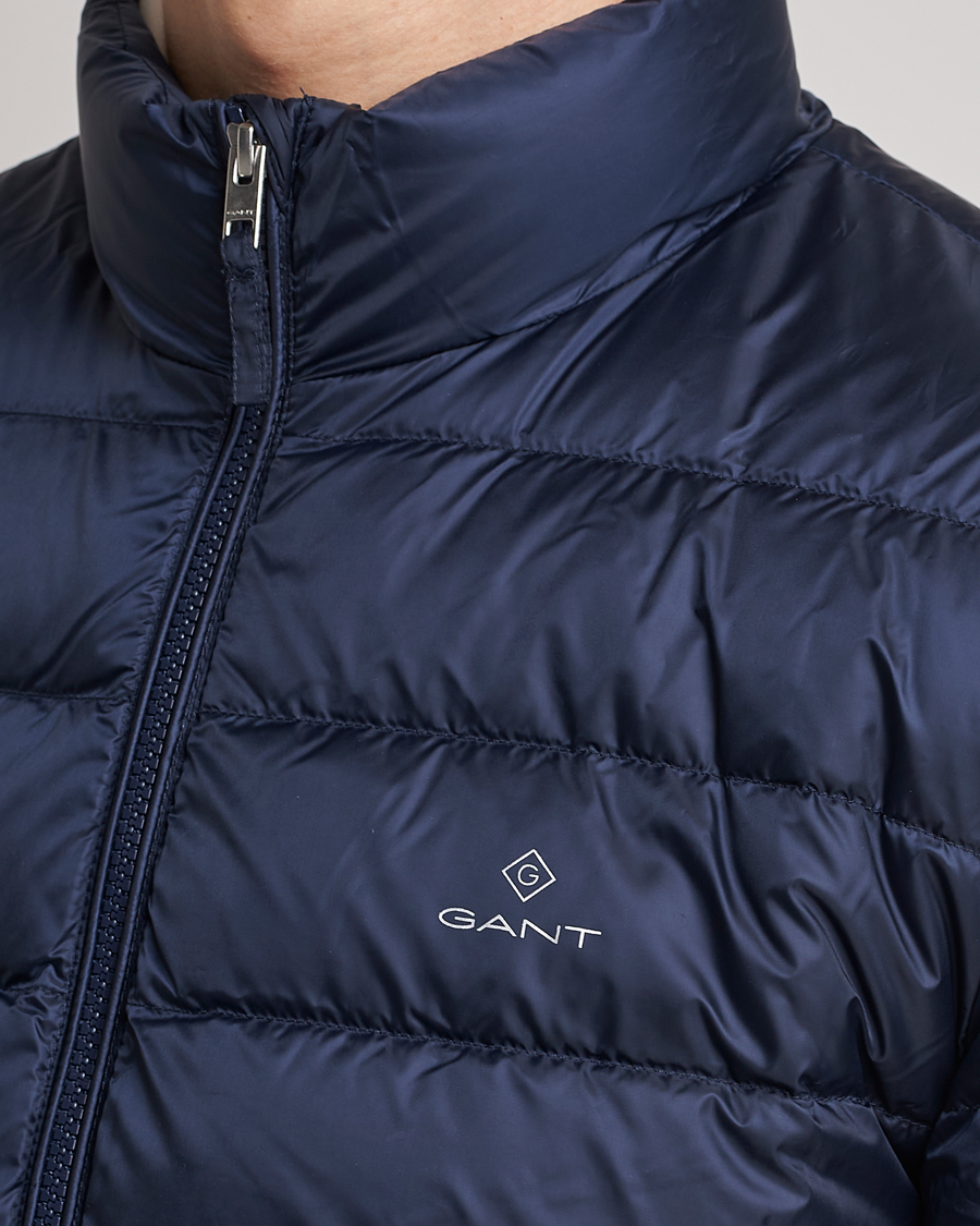 Hombres | Abrigos y chaquetas | GANT | The Light Down Jacket Evening Blue