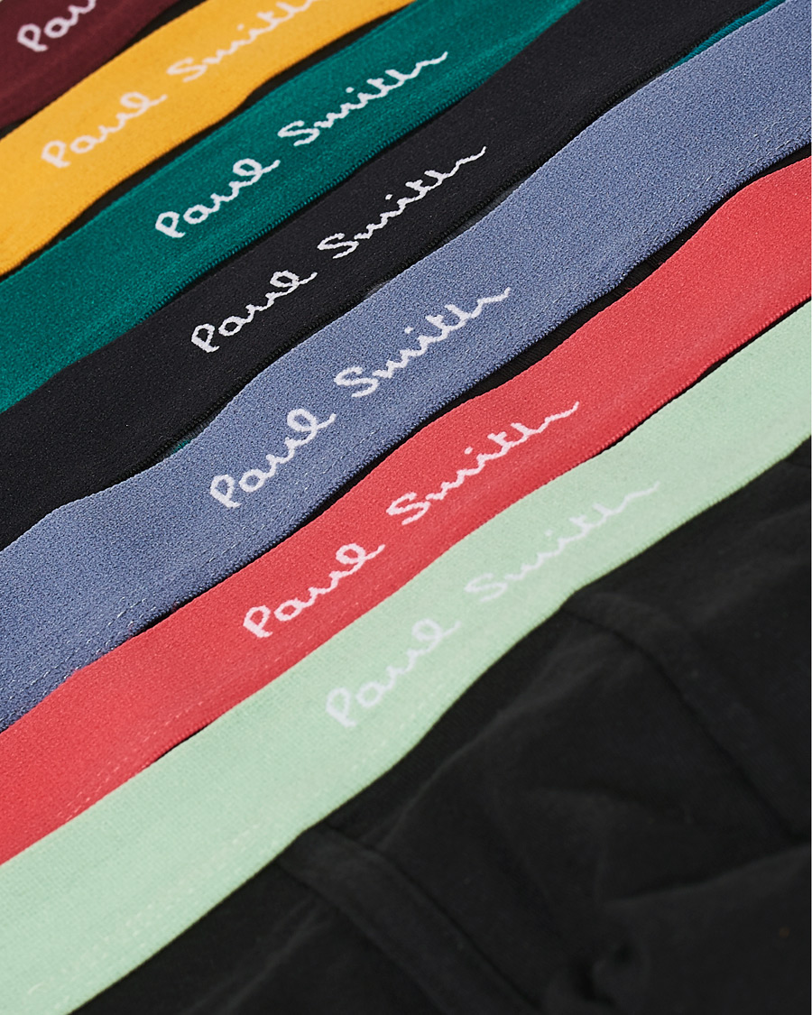 Hombres | Ropa interior y calcetines | Paul Smith | Artist 7-Pack Trunk Black