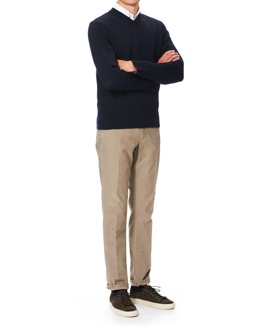 Hombres | Jerséis y prendas de punto | Paul Smith | V-Neck School Sweater Navy