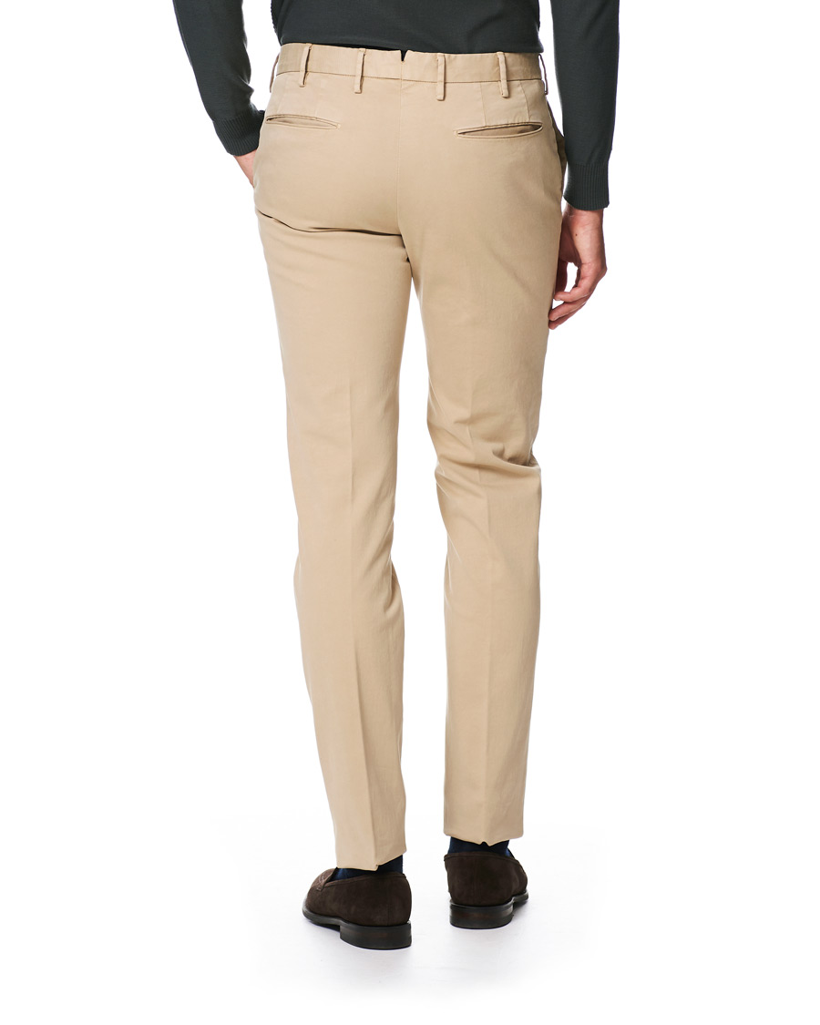 Hombres | Pantalones | Incotex | Slim Fit Comfort Chino Beige