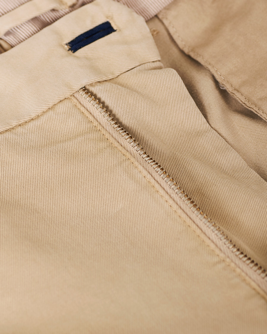 Hombres | Pantalones | Incotex | Slim Fit Comfort Chino Beige