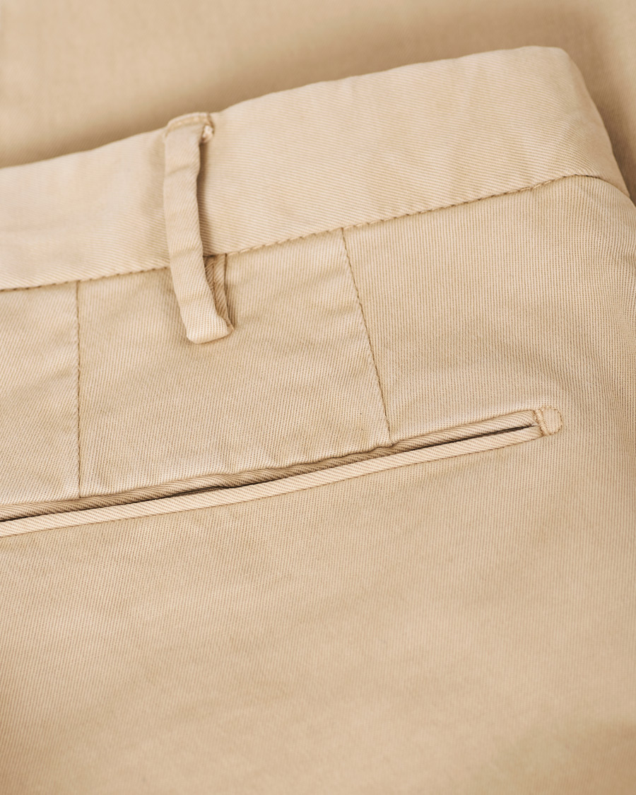 Hombres | Pantalones | Incotex | Slim Fit Comfort Chino Beige