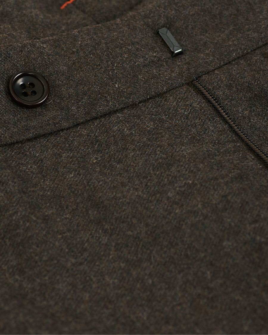 Hombres | Pantalones | Morris | Rodney Flannel Trousers Brown