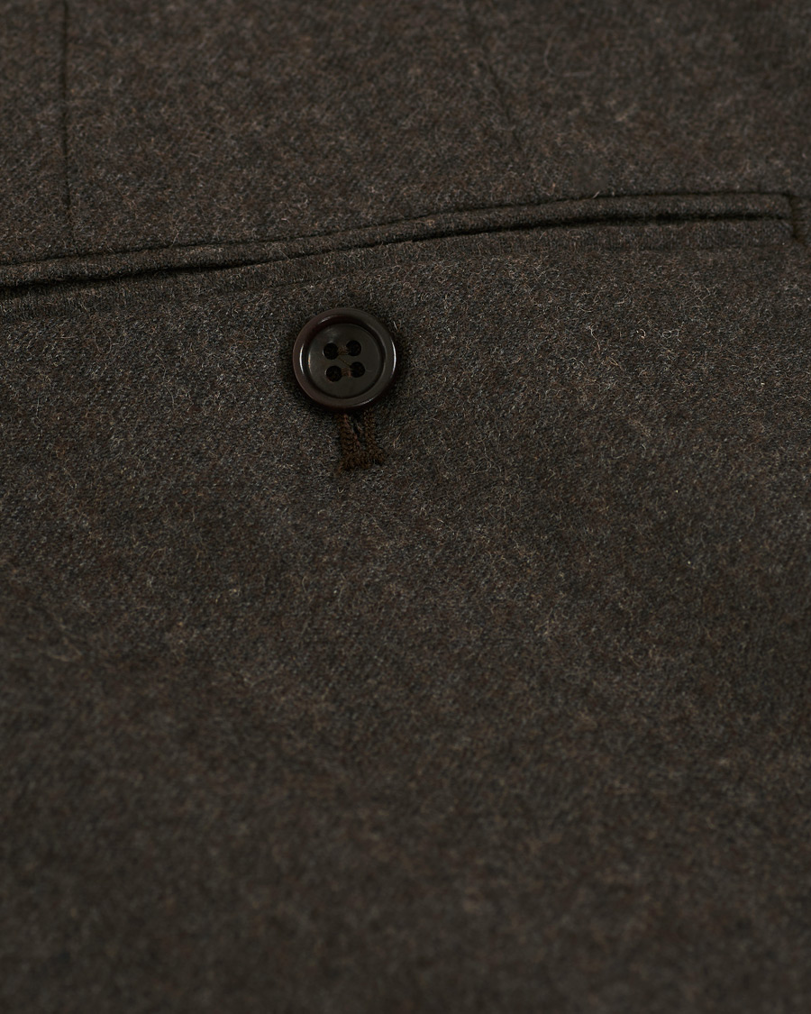 Hombres | Pantalones | Morris | Rodney Flannel Trousers Brown