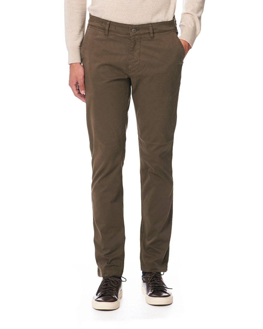 Hombres | Pantalones | NN07 | Marco Slim Fit Stretch Chinos Khaki Grey
