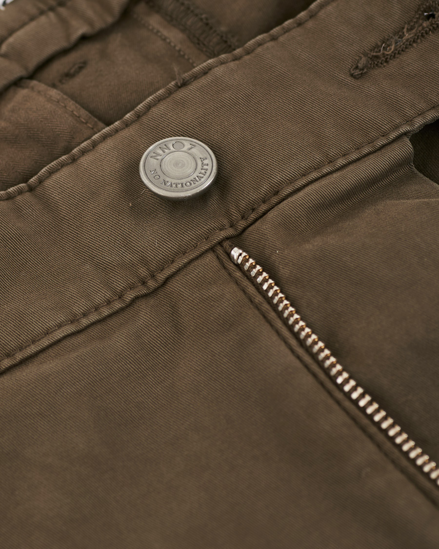 Hombres | Pantalones | NN07 | Marco Slim Fit Stretch Chinos Khaki Grey